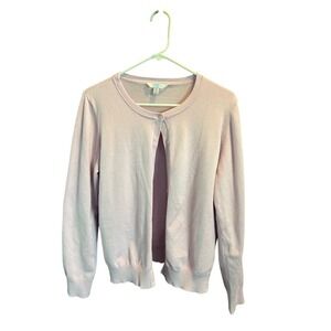 Time and Tru Womens Cardigan XXL (20)‎ Lilac Glaze Button Front Sweater